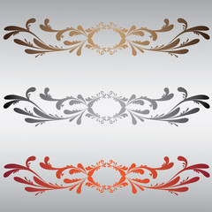 Collection of design elements