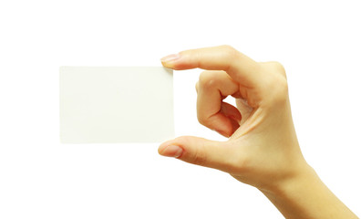 card in hand