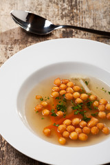 Bayerische Backerbsensuppe