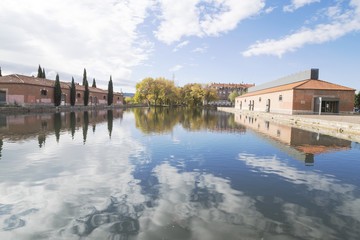 Obraz premium channel of Castile in palencia, Spain