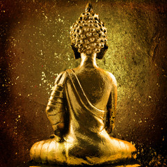 golden Buddha - obrazy, fototapety, plakaty