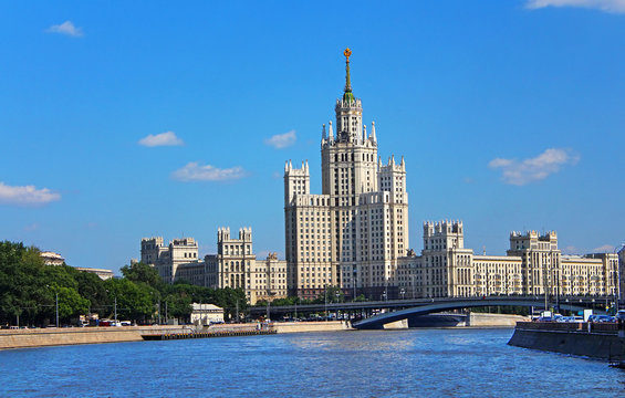 Stalin's Empire style building in Moscow