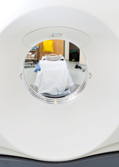 Closeup Of CT Scan Machine