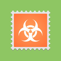Post stamp with icon