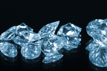 Blue diamonds