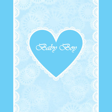 elegant baby card