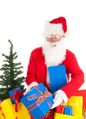 Santa Claus with gifts