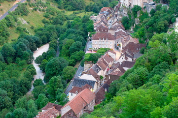 Fototapeta na wymiar pilgrimage village Rocamadour