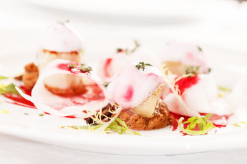 Scallop seafood appetizer
