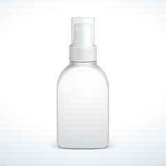 Spray Medicine Antiseptic Drugs Plastic Bottle White
