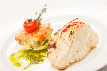 fish with vegetables