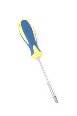 screwdriver on white background.