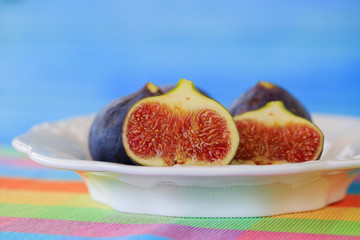 Ripe fig fruits