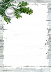 Frohe Weihnachten, plakativ, Holz, Tanne, Maler, Lackierer - 58544512