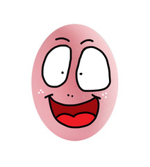 pink eggs