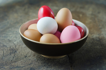 colorful of  eggs