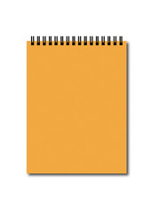 notepad isolated on white