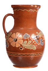 Ceramic jug isolated on white - 58546389