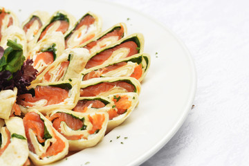 salmon in puff pastry