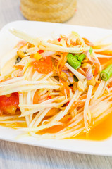 Salad papaya