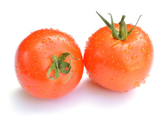 tomato isolated on white
