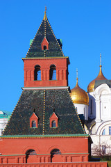 Fototapeta na wymiar Moscow Kremlin tower.
