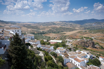 Fototapeta na wymiar Views of Zahara de la Sierra, Andalusia, Spain