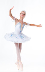 Naklejka premium Beautiful ballerina