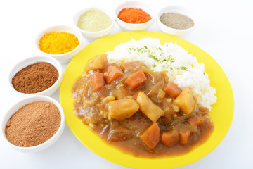 カレーライスと香辛料