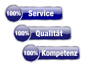 100 % Service, Qualität, Leistung