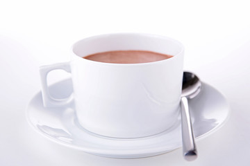 chocolate cup or coffee
