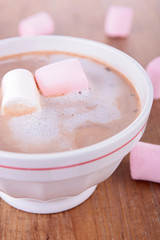 hot chocolate with marshmallows