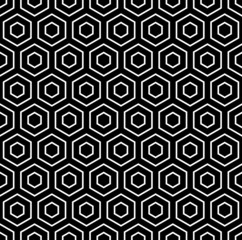 Hexagons texture. Seamless geometric pattern