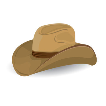 cowboy hat. vector illustration.