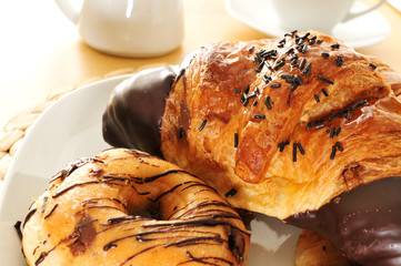 pastries and coffee