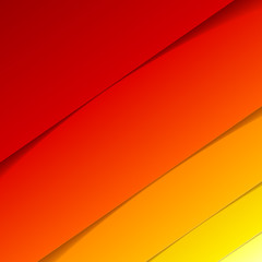 Abstract red and orange rectangle shapes