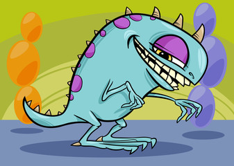 monster or alien cartoon