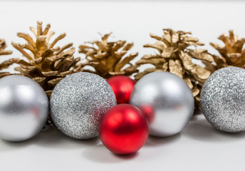 plain christmas decoration background