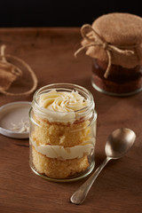 Delicious homemade jar cakes
