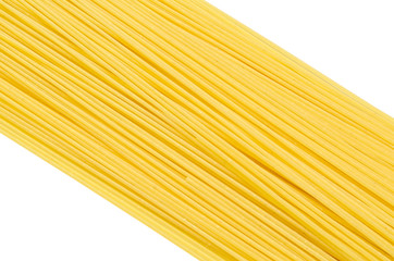 A Pile of Raw Spaghetti Close-up