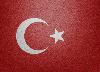 Denim Turkey flag