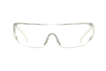 Protective eyeglasses (with clipping path) isolated on white