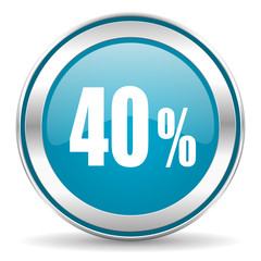 40 percent icon
