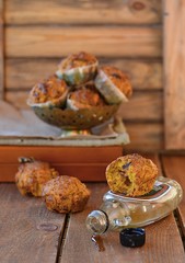 carrot muffins with .maple syrup
