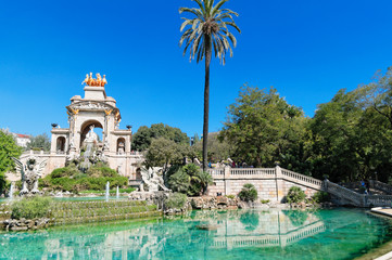 Fototapeta premium Fountain at Parc de la Ciutadella, Barcelona