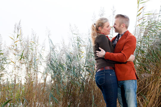 Lovers in the wind