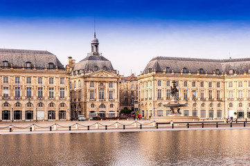 Fototapeta premium Place de la bourse à Bordeaux