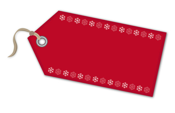 Geschenkanh&auml;nger Weihnachten Sterne - Vektor