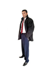 Obraz premium Man in coat.