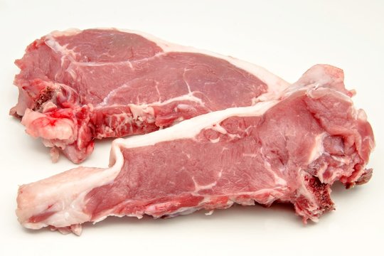 Chuleta de carne de ternera